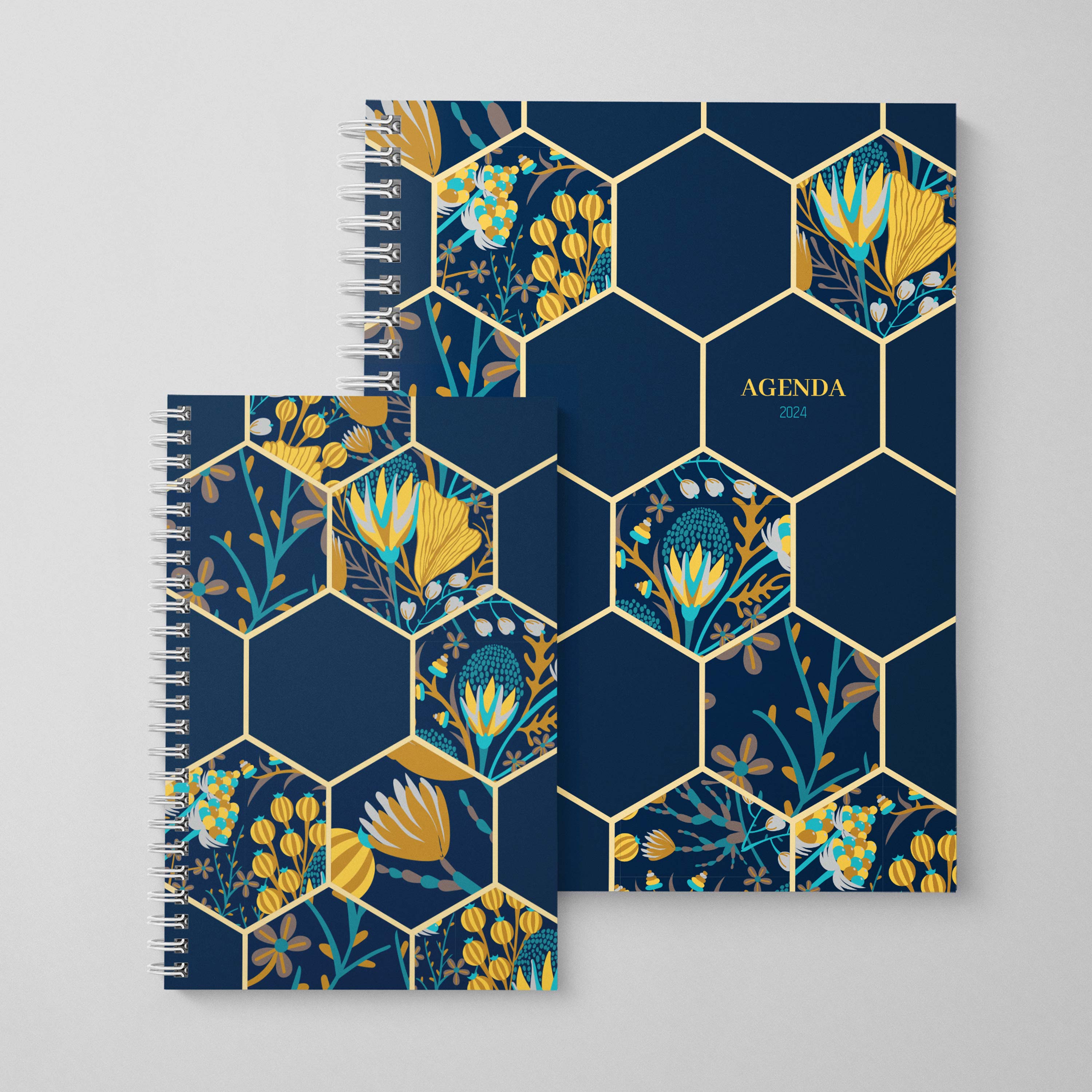 Fleurs hexagones Fleurs hexagones